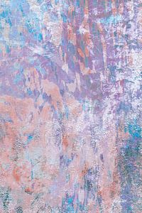 Abstract in pastelkleuren