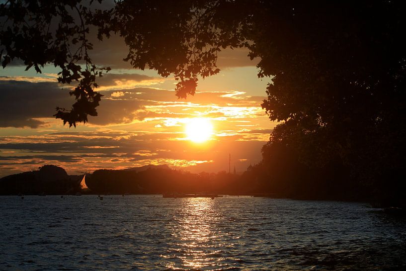 Bodensee am Abend von Thomas Jäger