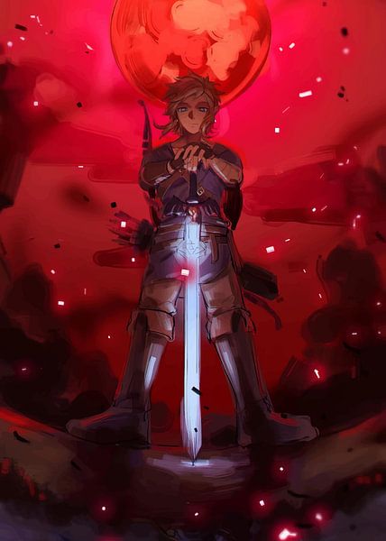 Zelda Link Hero of the Blood Moon by hanzo afthar