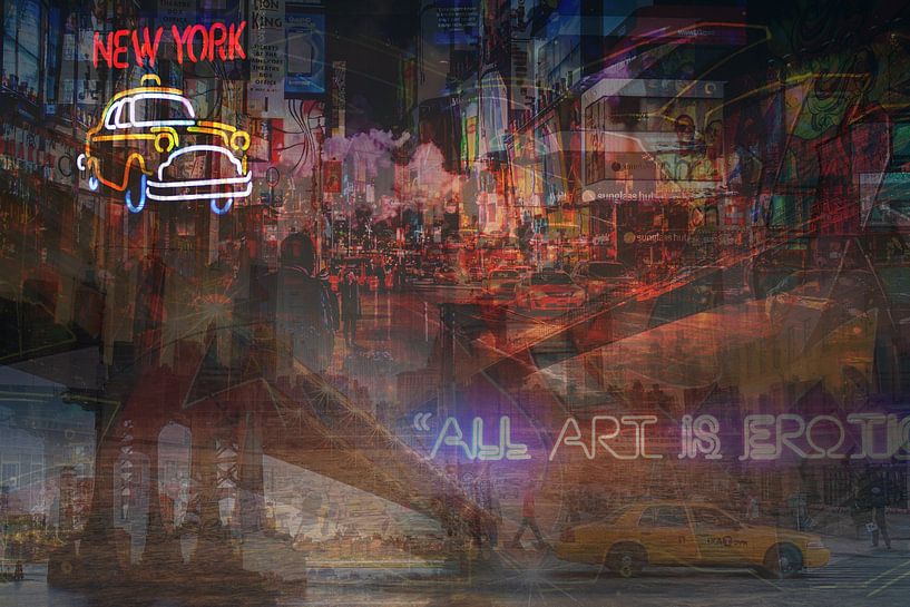 New York collage van City Scapes