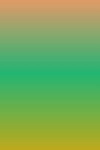 Paysage abstrait de coucher ou de lever de soleil en vert fluo sur Dina Dankers