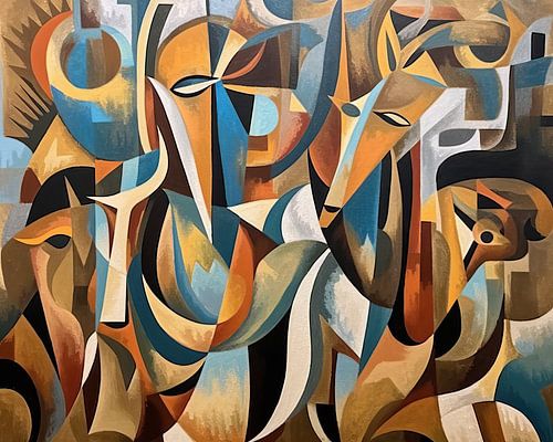 Malerei Abstrakte Tiere | Beast Art