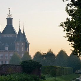 Château Heemstede au lever du soleil, Houten, Pays-Bas sur Pierre Timmermans