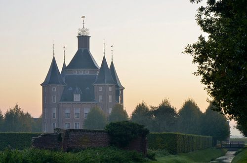Château Heemstede au lever du soleil, Houten, Pays-Bas