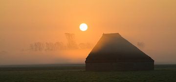 Texelse boet in de mist by Vakdesign Texel