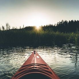 Aventure en kayak au coucher du soleil sur Alberto Schulzini