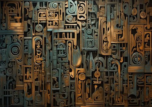 Abstract Kleurrijk 231938