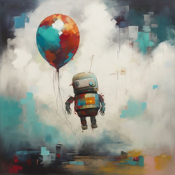 Floating Robot Dreams by TheArtfulGallery