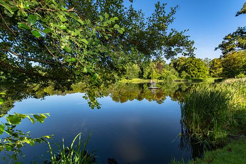 Zwanenvijver in Putbus kasteelpark