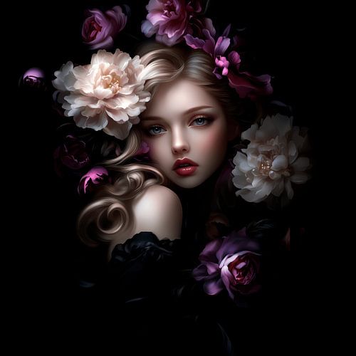 Flower Secrets: Pink and White