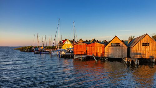 Boathouses on Darss, Germany by Adelheid Smitt