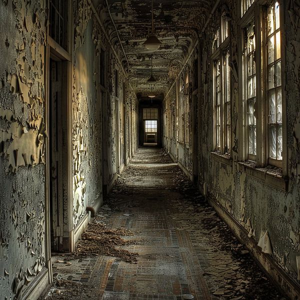 Lost Places: Hallway by Poster Art Shop