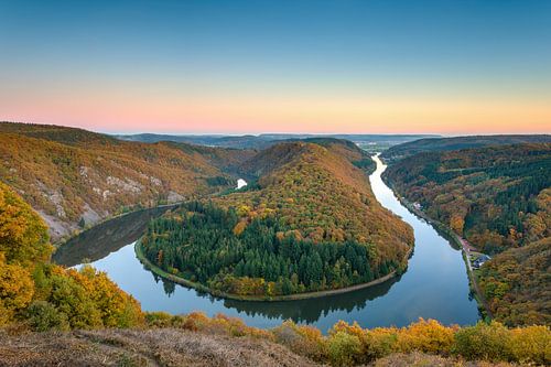 Boucle de la Sarre près de Mettlach en Sarre
