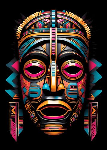 Azteeks Tribaal Masker