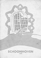 Stadskaart Schoonhoven 1698