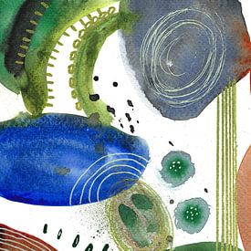 Aquarell 'Verbinding' von @Unique