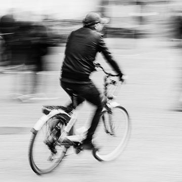 Radfahrer in Bewegung von FRE.PIC