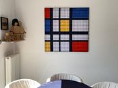 Klantfoto: Lego Mondriaan kunstwerk van Marco van den Arend