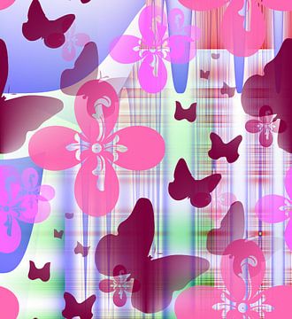 Butterflies Phantasy van Nicky`s Prints