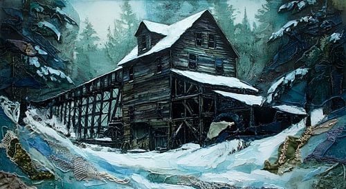 the Twin Peaks sawmill in the forest