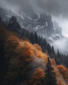 Herbstliche Bergwelt