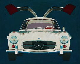 Mercedes 300SL Flügeltürer 1964 Türen öffnen von Jan Keteleer