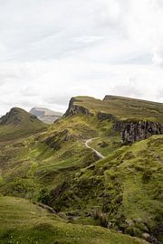 Quiraing Landscape on the Isle of Skye in Scotland