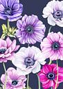 Anemones cheerfulness by Geertje Burgers thumbnail