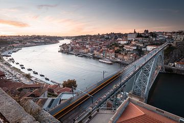 Vue du coucher de soleil à Porto sur swc07