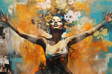 Omarmen van het ongeziene | Mindfulness Art van ARTEO Schilderijen
