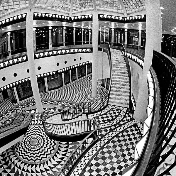 Modern shopping arcade in Berlin's Mitte district by Silva Wischeropp