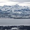 Le Säntis au bord du lac de Constance en hiver sur Jan Schuler