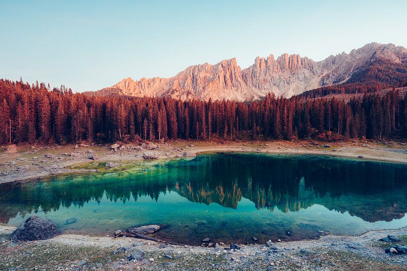 Lago di Carezza, Dolomieten van Tijmen Hobbel
