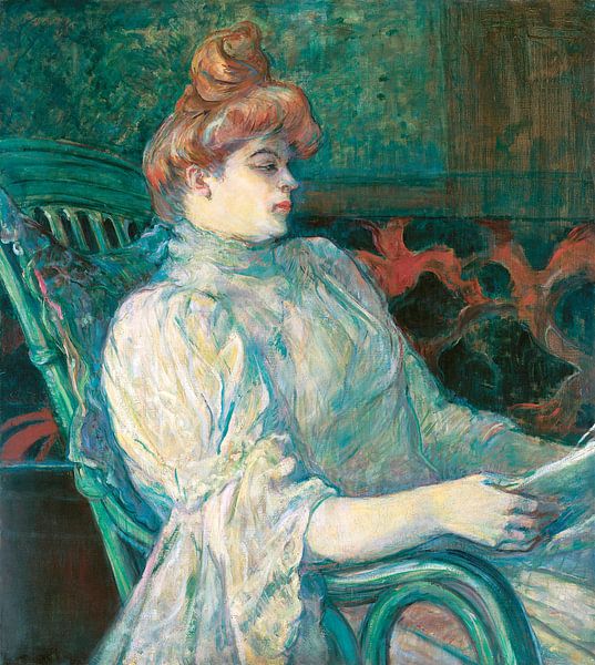 Madame Marthe X Bordeaux, Henri de Toulouse-Lautrec - 1900 van Het Archief