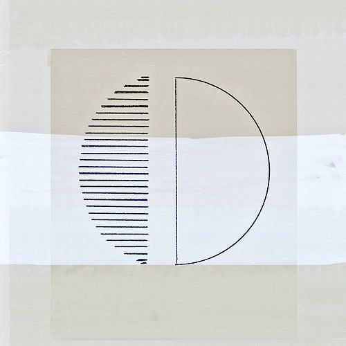 Abstracte Geometrische Retro Vormen Neutraal