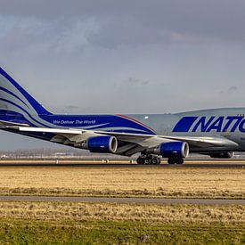 National Airlines Boeing 747-400 freighter. by Jaap van den Berg