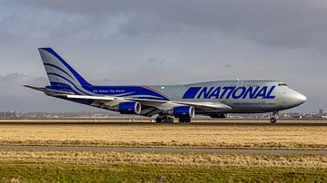 Boeing 747-400-Frachtflugzeug der National Airlines. von Jaap van den Berg