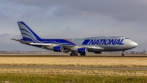 National Airlines Boeing 747-400 vrachtvliegtuig.