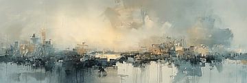 Ville abstraite | Skyline sur Tableaux ARTEO