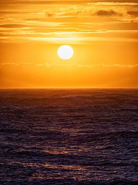 Sunrise at Playa de los Baños, Spain by Luc de Zeeuw