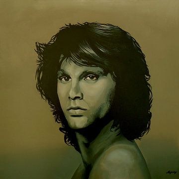 Jim Morrison schilderij