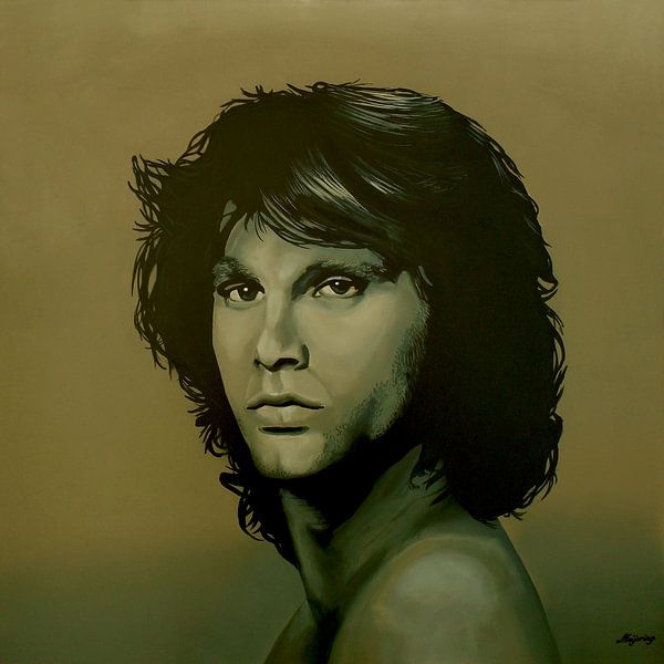 Jim Morrison schilderij par Paul Meijering