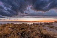 Beautiful sky near the Camperduin coast