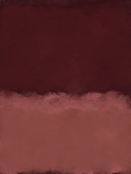 Mark Rothko inspired color field painting in warm colors