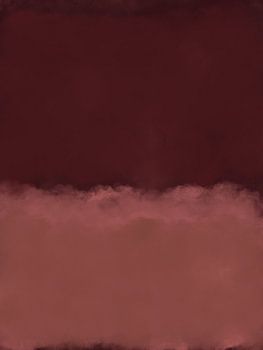 Mark Rothko geïnspireerd kleurveldschilderij in warme kleuren