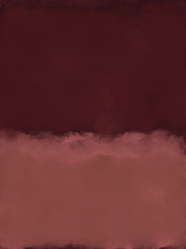 Mark Rothko geïnspireerd kleurveldschilderij in warme kleuren van Dina Dankers