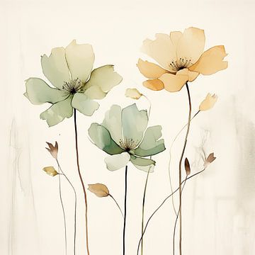 Naturel flowers van Bianca ter Riet