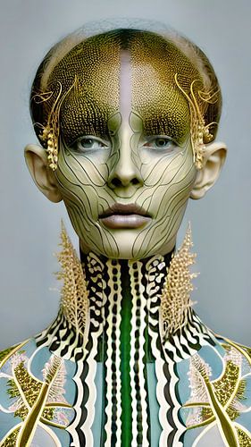 Futuristic Botanical Lady