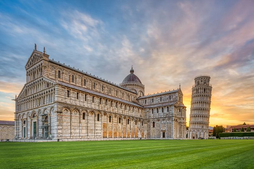 Dom und Schiefer Turm von Pisa von Michael Valjak