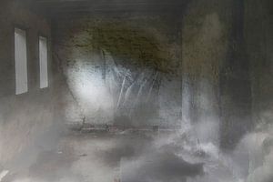 Woman's ghost on the wall von Abra van Vossen